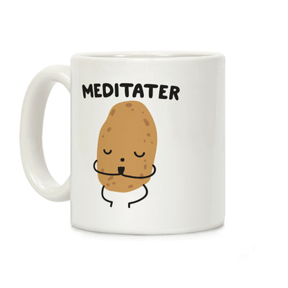 Meditater Meditating Potato Coffee Mug