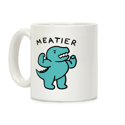 Meatier...Meteor...? Dinosaur Coffee Mug