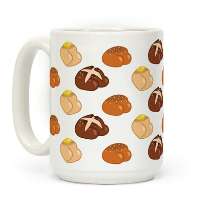 Butt Buns Pattern Coffee Mug