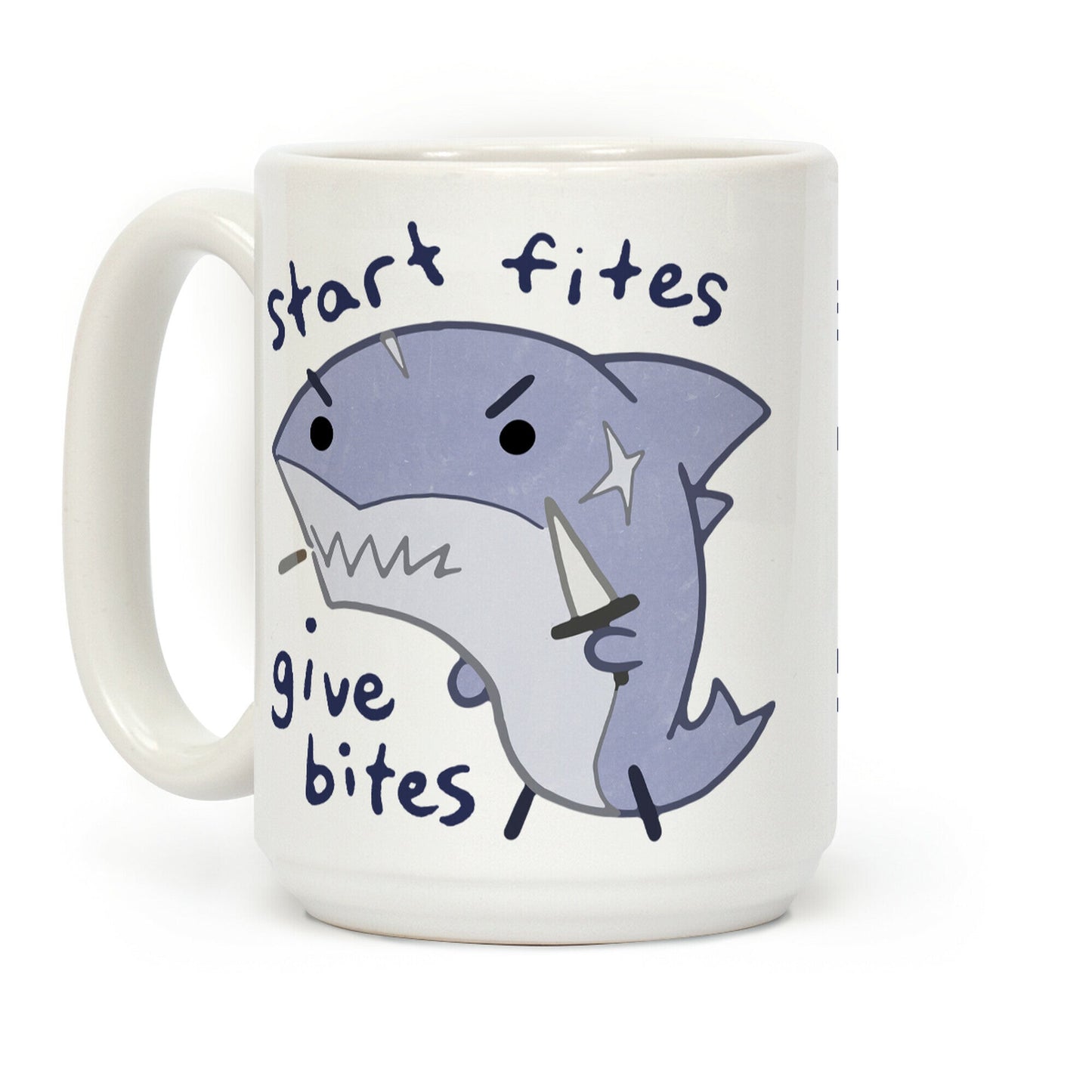 Start Fites Give Bites Coffee Mug