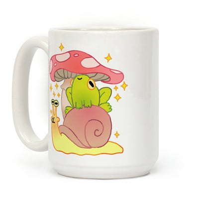 Cute Snail & Frog Coffee Mug