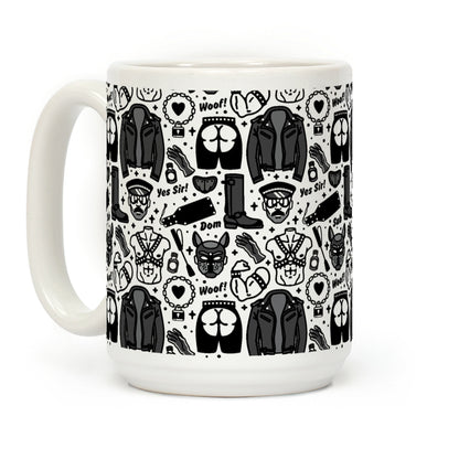 Leather Daddy Pattern Coffee Mug