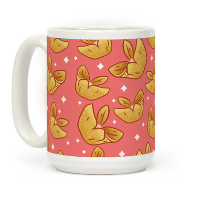 Crab Rangoons Pattern Red Coffee Mug