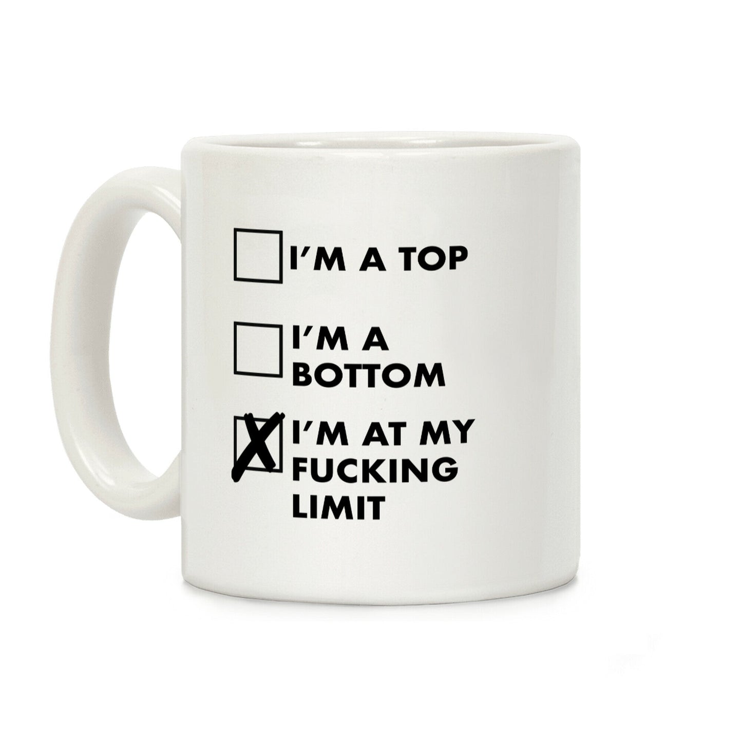 I'm At My F***ing Limit Coffee Mug