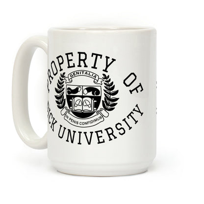 Property Of Dick University Coffee Mug
