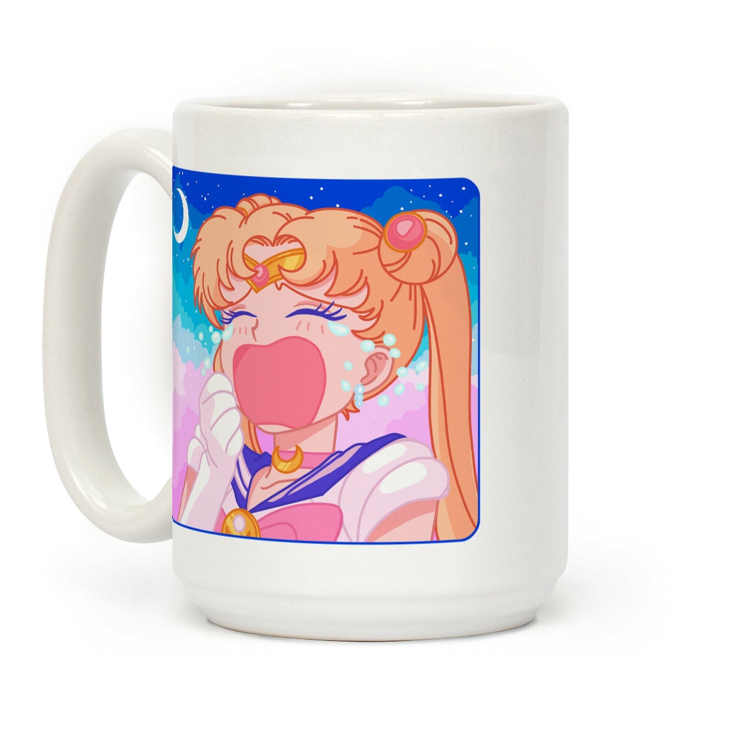 Crying Usagi Sky Coffee Mug