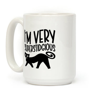 Superstidgious Derpy Cat Parody Coffee Mug