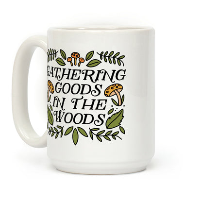 Gathering Goods In The Woods Coffee Mug