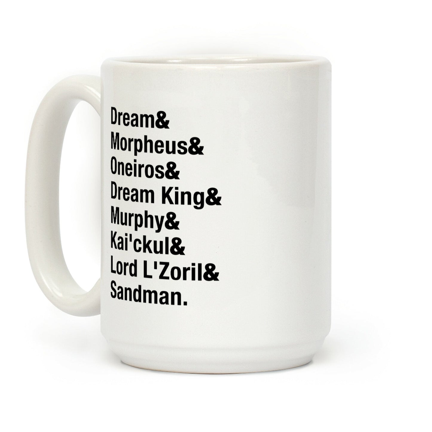 Sandman Name List Coffee Mug