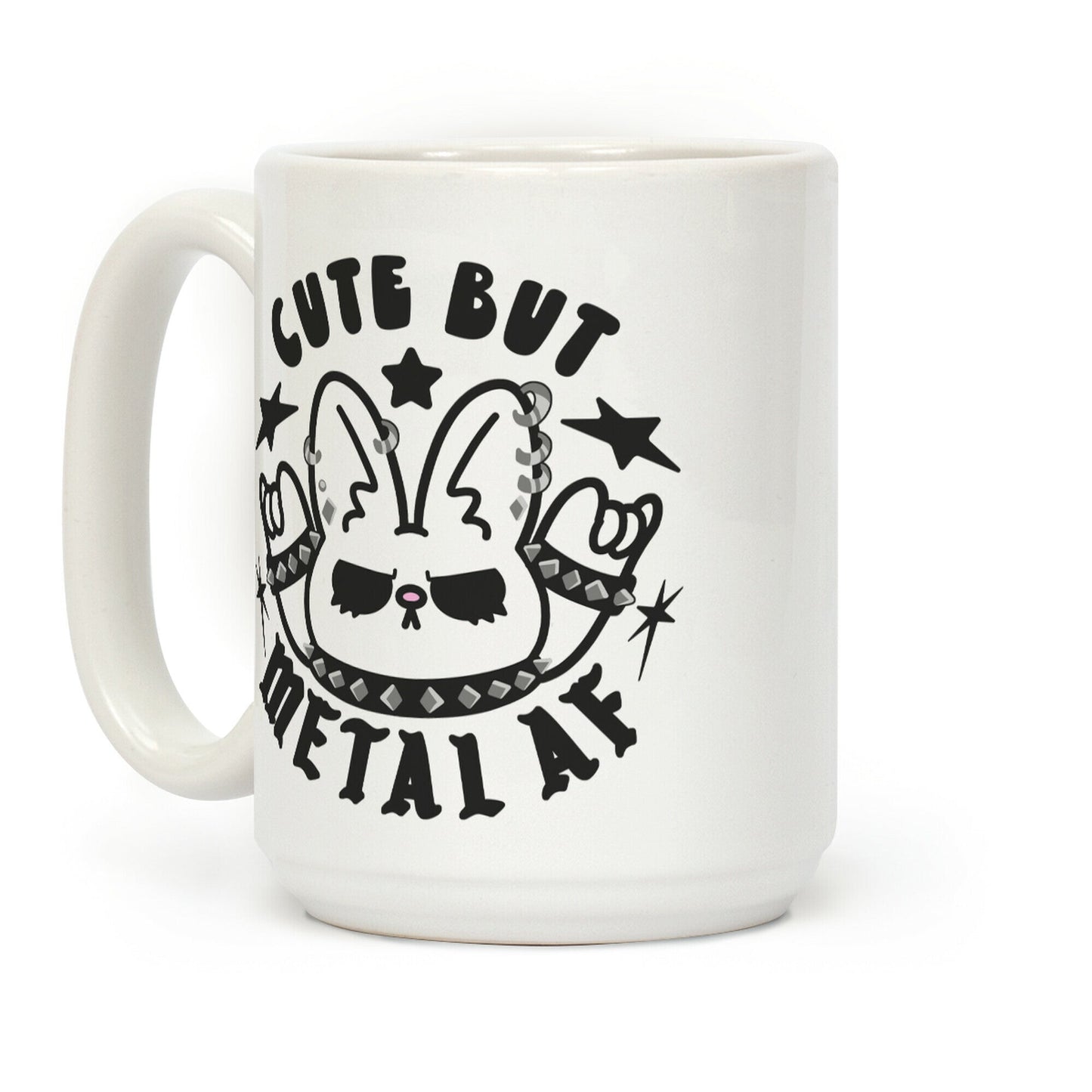 Cute But Metal AF Bunny Coffee Mug