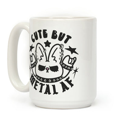 Cute But Metal AF Bunny Coffee Mug
