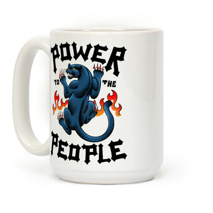 Power to the People Panther Coffee Mug