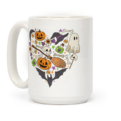 Halloween Heart Coffee Mug