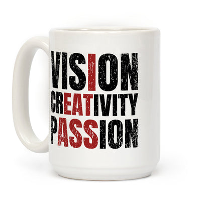 Vision Creativity Passion Coffee Mug