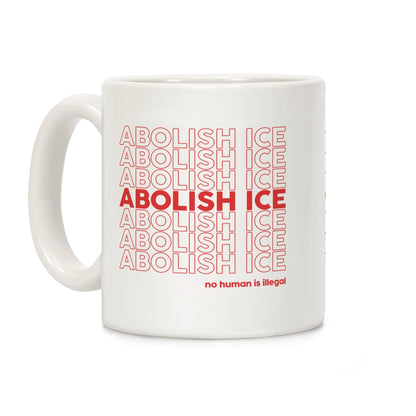 Abolish Ice Red Coffee Mug