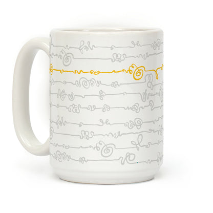Scribble Doodle Pattern Coffee Mug