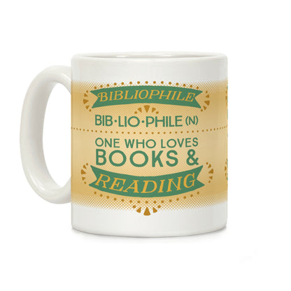 Bibliophile Definition Coffee Mug