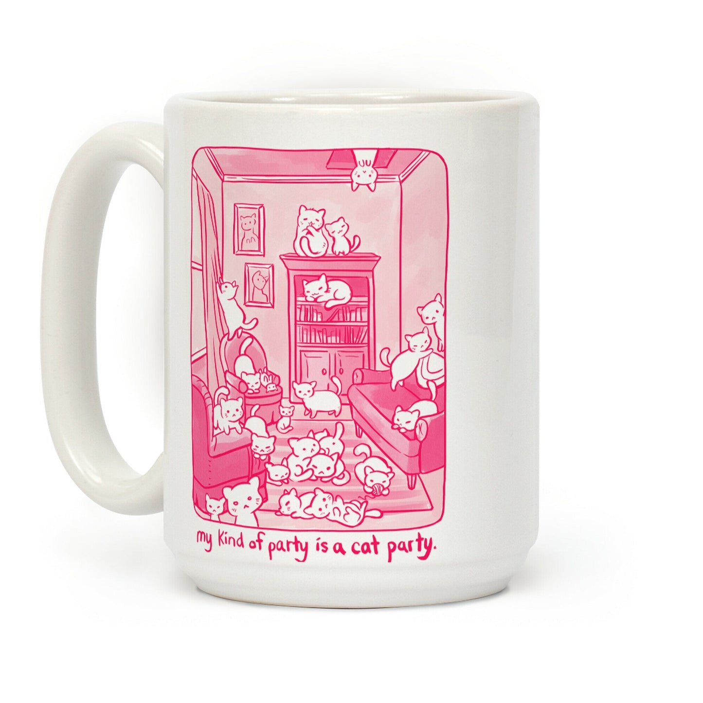 My Kind Of Party Is A Cat Party Coffee Mug