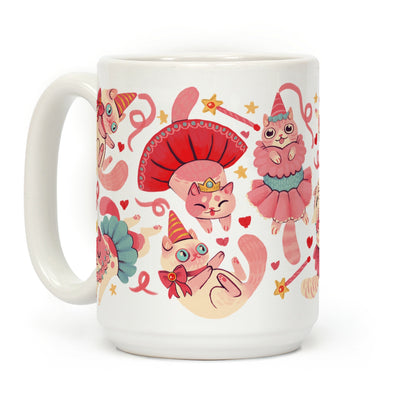 Cute Princess Cat Pattern Coffee Mug