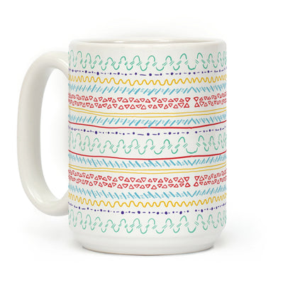 Yarn Pattern Coffee Mug