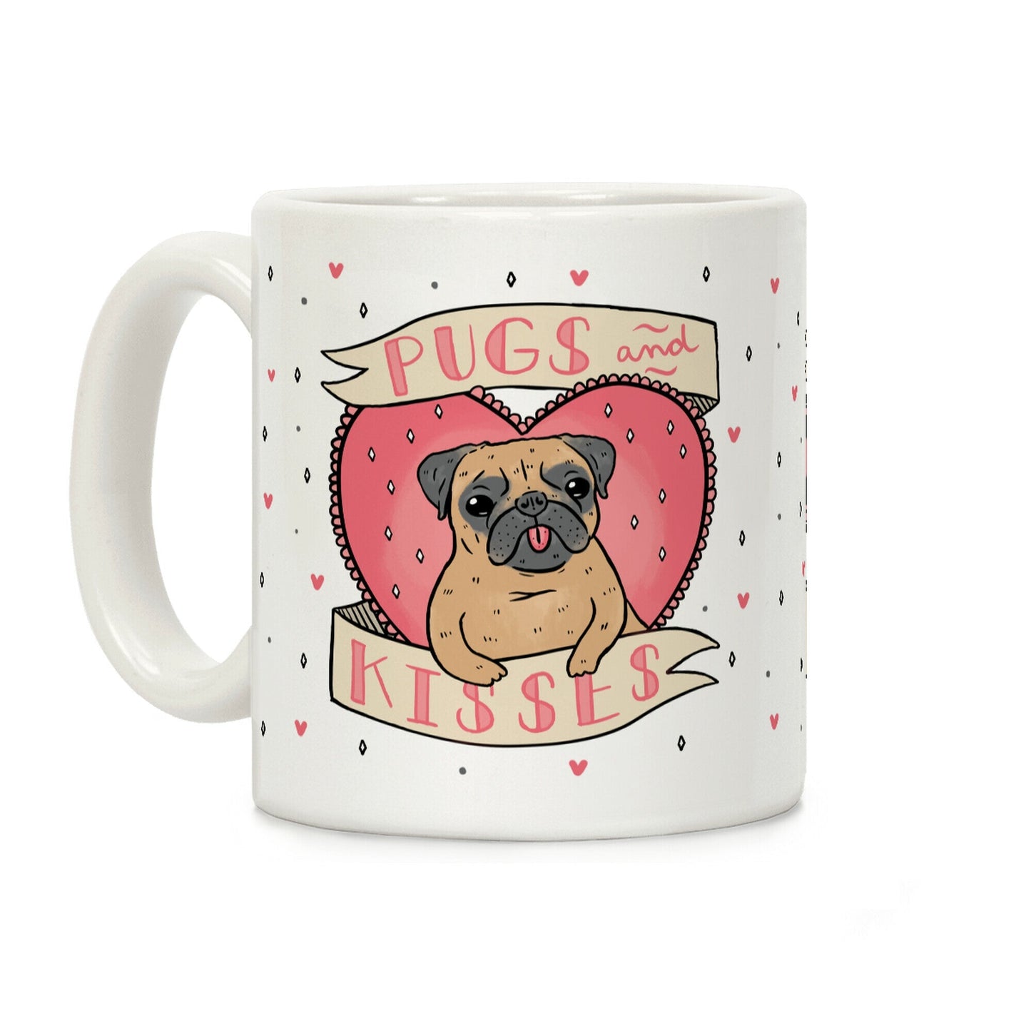Pugs And Kisses Coffee Mug