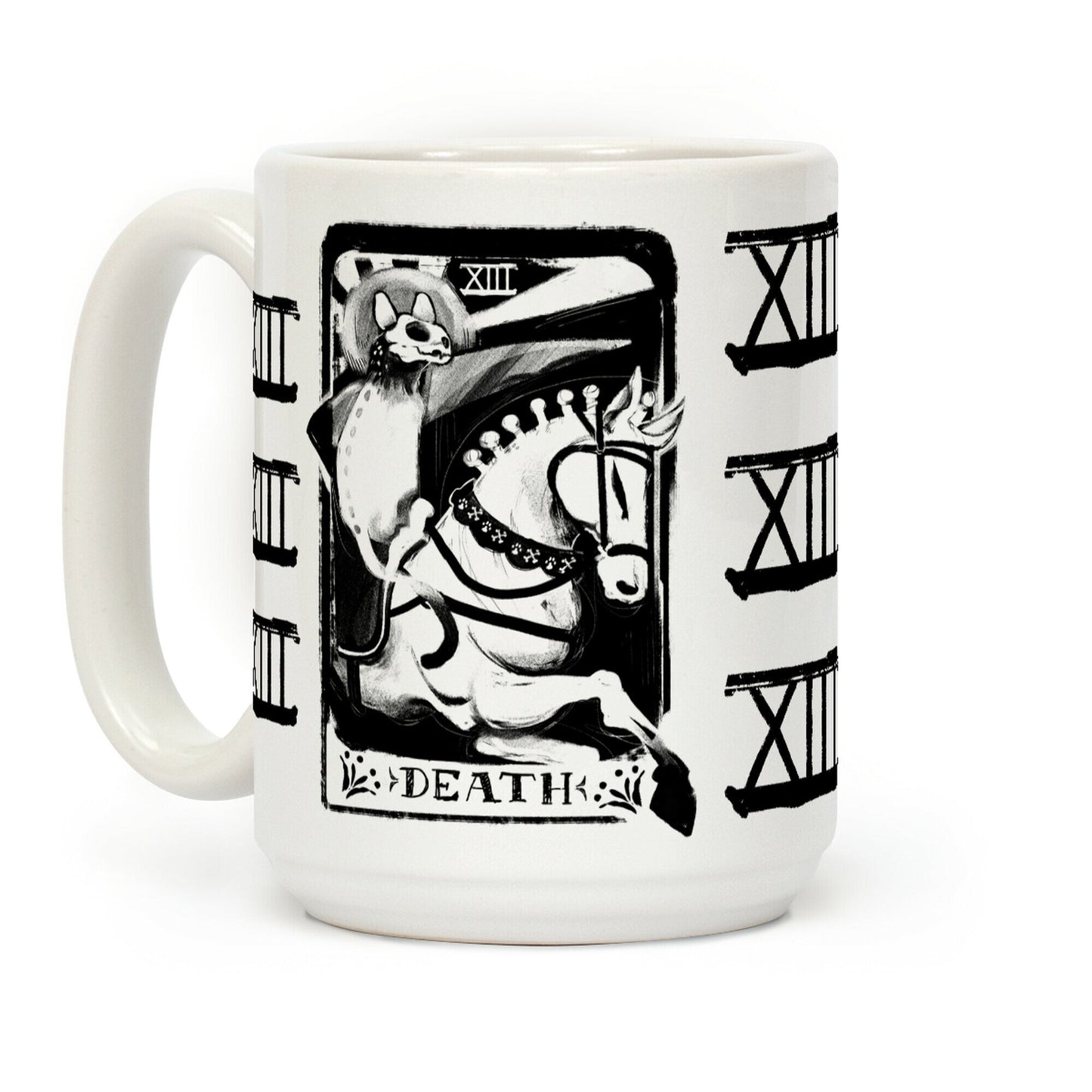 Cat Death Tarot Coffee Mug