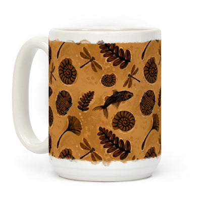 Small Fossil Pattern Coffee Mug