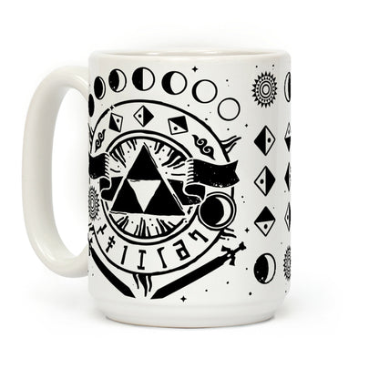 Hyrule Occult Symbols Coffee Mug