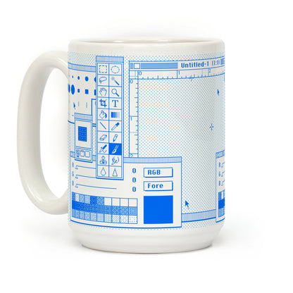 Photoshop Pixel Tools Coffee Mug