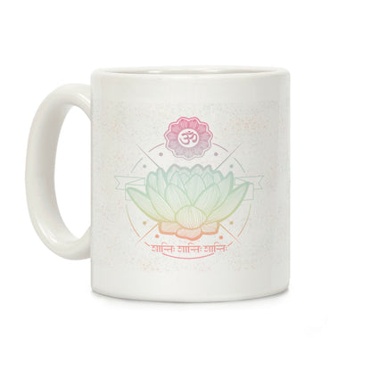 Om Shanti Shanti Shanti Coffee Mug