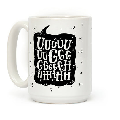 Ugh Speech Bubble Coffee Mug