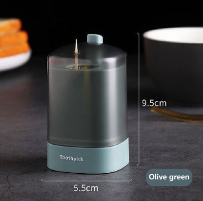 Automatic Pop-Up Toothpick Holder