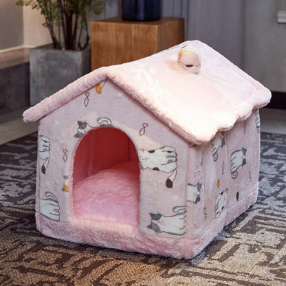 Foldable Dog House Kennel Bed