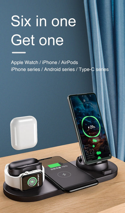 Iphone Wireless Charger 6 In 1