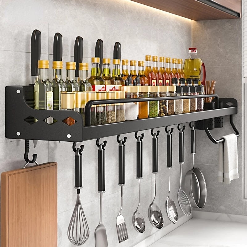 Shelf Wall-Mounted Spice Racks