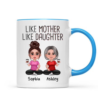 Like Mother Like Daughters Pretty Doll Personalized Mug