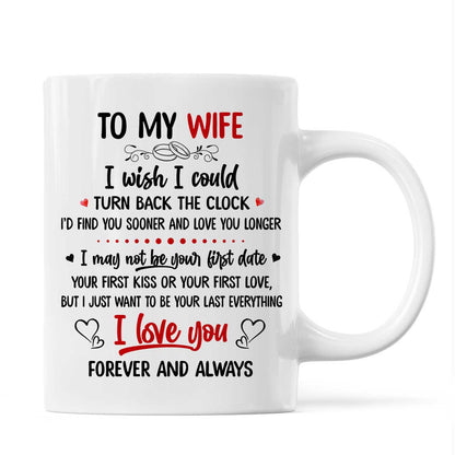 To My Wife Couple Hugging Gift For Him For Her Personalized Mug