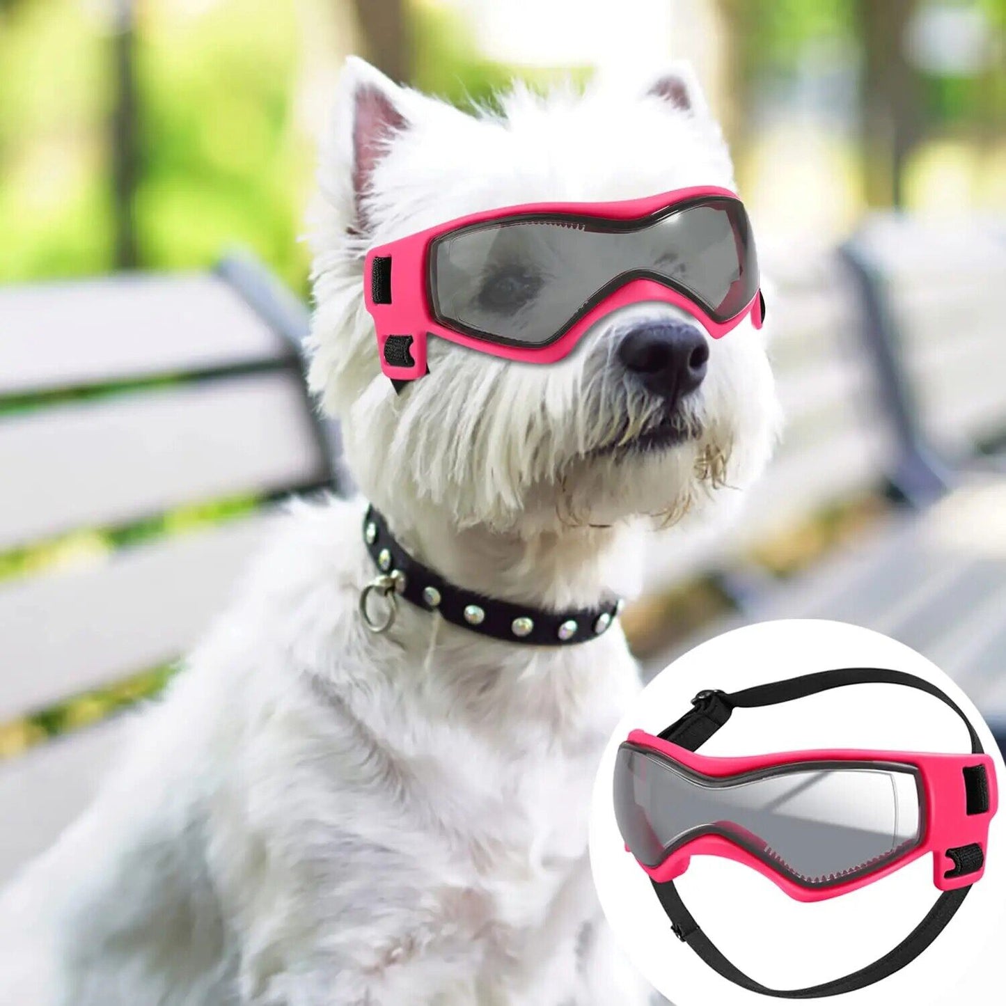 Dog Sunglasses for Small Dogs - UV Protection Eyewear for Pets