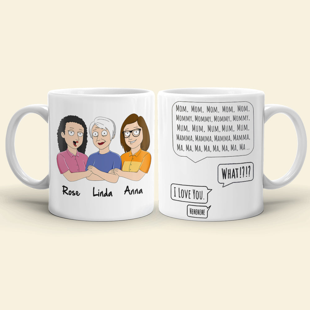 Mother I Love You Personalized Mug