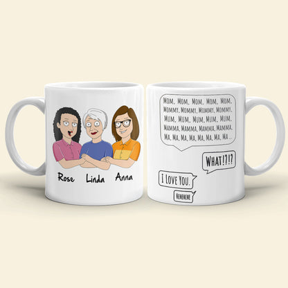 Mother I Love You Personalized Mug