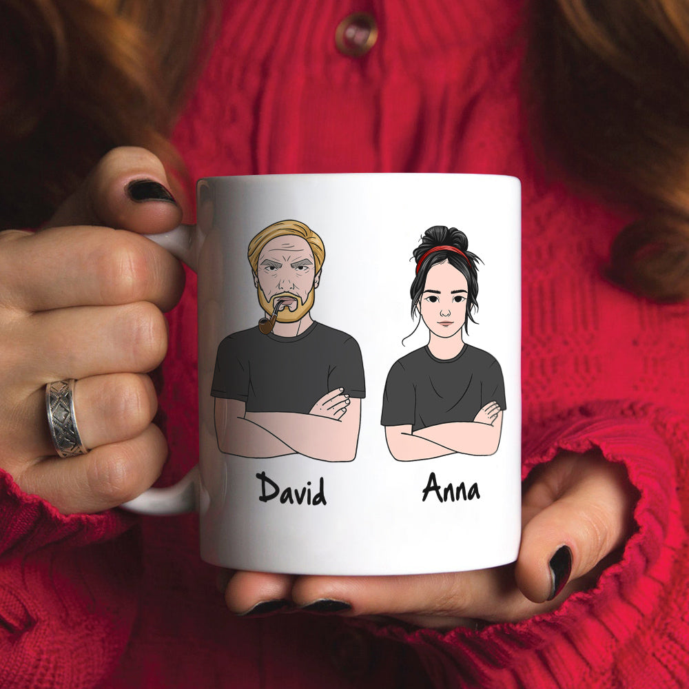 Father My First Name Is Dad My Full Name Is Dad Where's Mom Personalized Mug