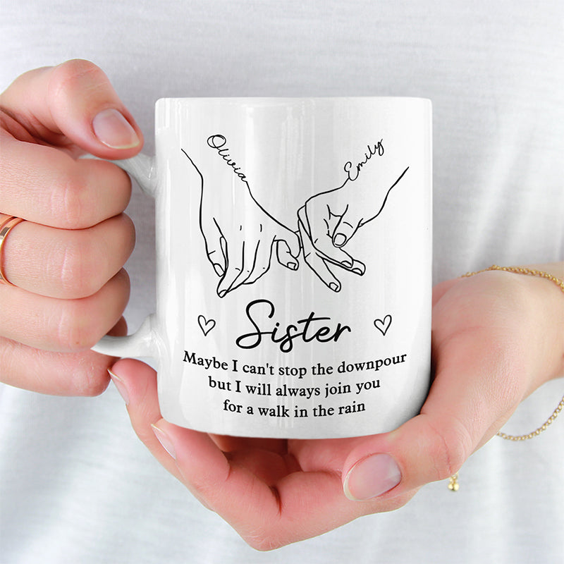 I'm Here For You Always - Bestie Personalized Custom Mug - Gift For Best Friends, BFF, Sisters