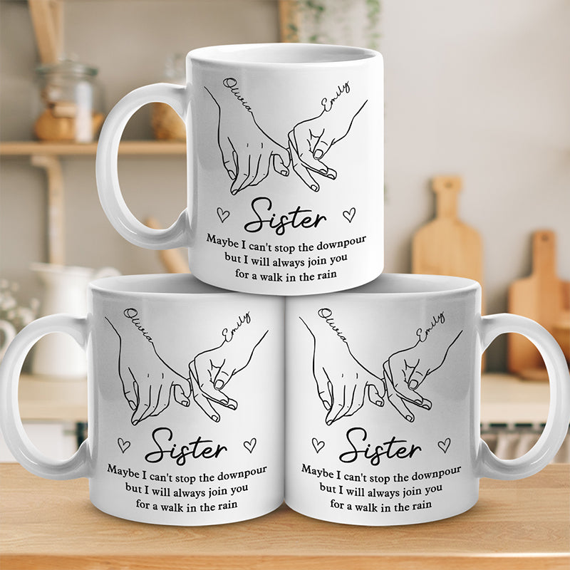 I'm Here For You Always - Bestie Personalized Custom Mug - Gift For Best Friends, BFF, Sisters