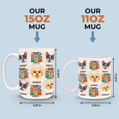 We're Awesome - Dog Personalized Custom 3D Inflated Effect Printed Mug - Christmas Gift For Pet Owners, Pet Lovers