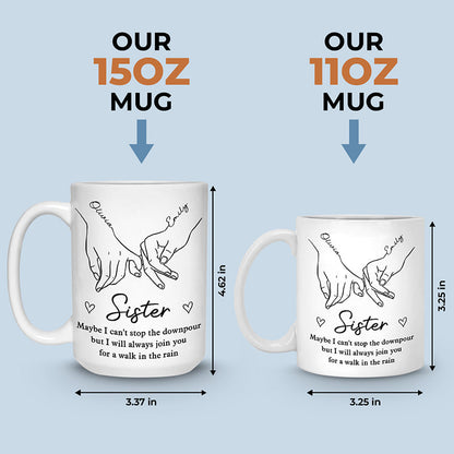 I'm Here For You Always - Bestie Personalized Custom Mug - Gift For Best Friends, BFF, Sisters