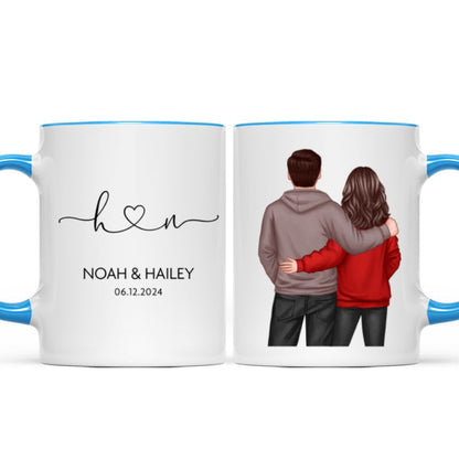 Personalized Mr & Mrs Coffee Mugs, Husband and Wife Mr and Mrs Mug, Anniversary Gift for him, Gift for her