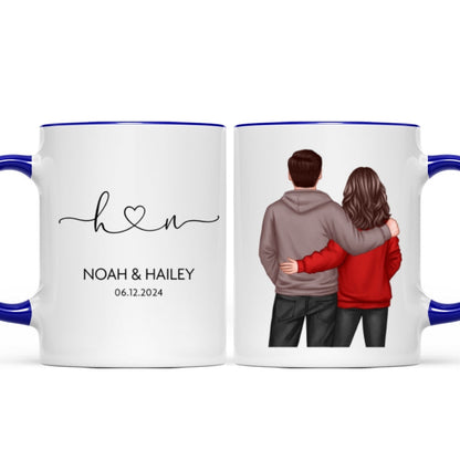 Personalized Mr & Mrs Coffee Mugs, Husband and Wife Mr and Mrs Mug, Anniversary Gift for him, Gift for her
