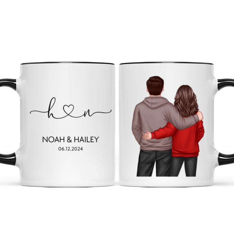 Personalized Mr & Mrs Coffee Mugs, Husband and Wife Mr and Mrs Mug, Anniversary Gift for him, Gift for her