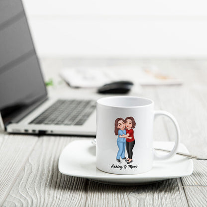 My Favorite Daughter Son Call Me Mom By Custom Occupation Firefighter, Nurse, Police Officer, Teacher Personalized Mug