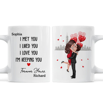 Forever Yours Couple Anniversary Gift Personalized Mug